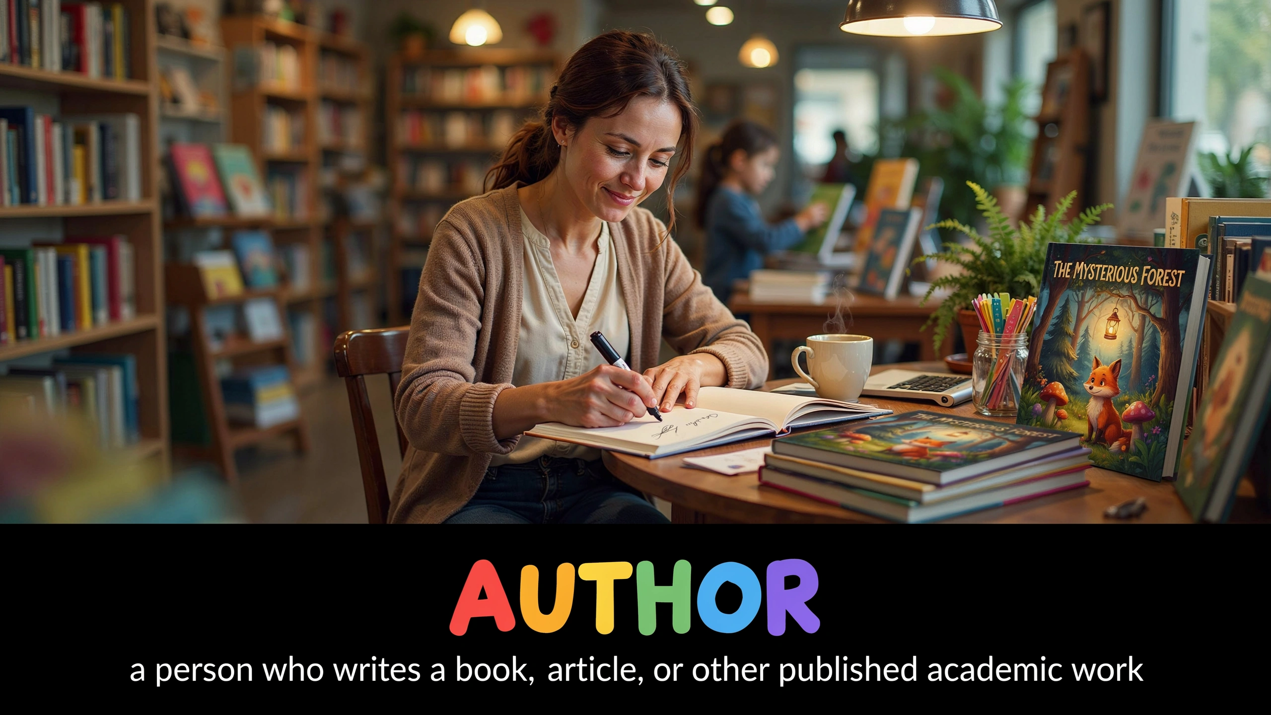 English Illustration for author